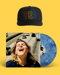 The Answer Is Always Yes (Blue/White Marbled LP + Cap) by Alex Lahey