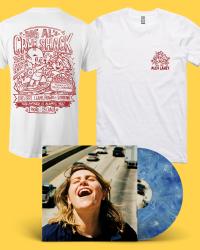 The Answer Is Always Yes (Blue/White Marbled LP + Tee) by Alex Lahey